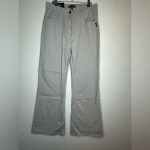Silver Jeans Ashley Khaki Wide Leg Pants